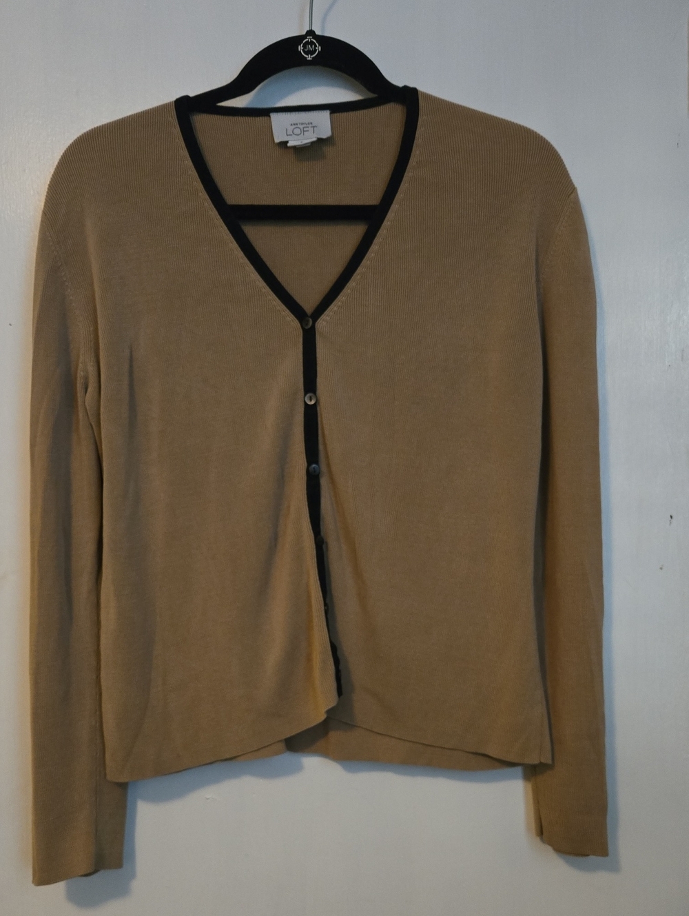 Ann Taylor LOFT Women's Cardigan 100% Silk Sz L